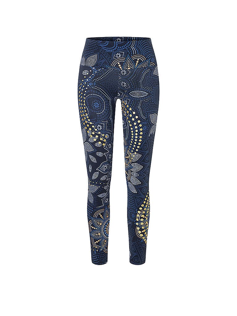 THE SPIRIT OF OM Damen Yogatight Maui dunkelblau | L