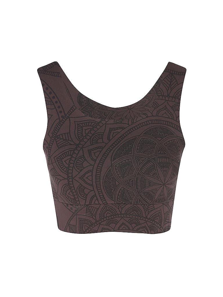 THE SPIRIT OF OM Damen Sport-BH Hatha Guna braun | L