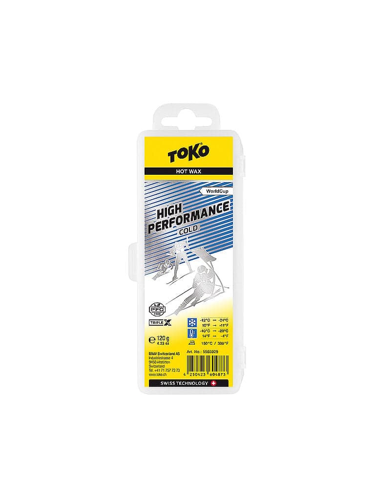 TOKO Skiwachs High Performance Hot Wax cold 120g keine Farbe