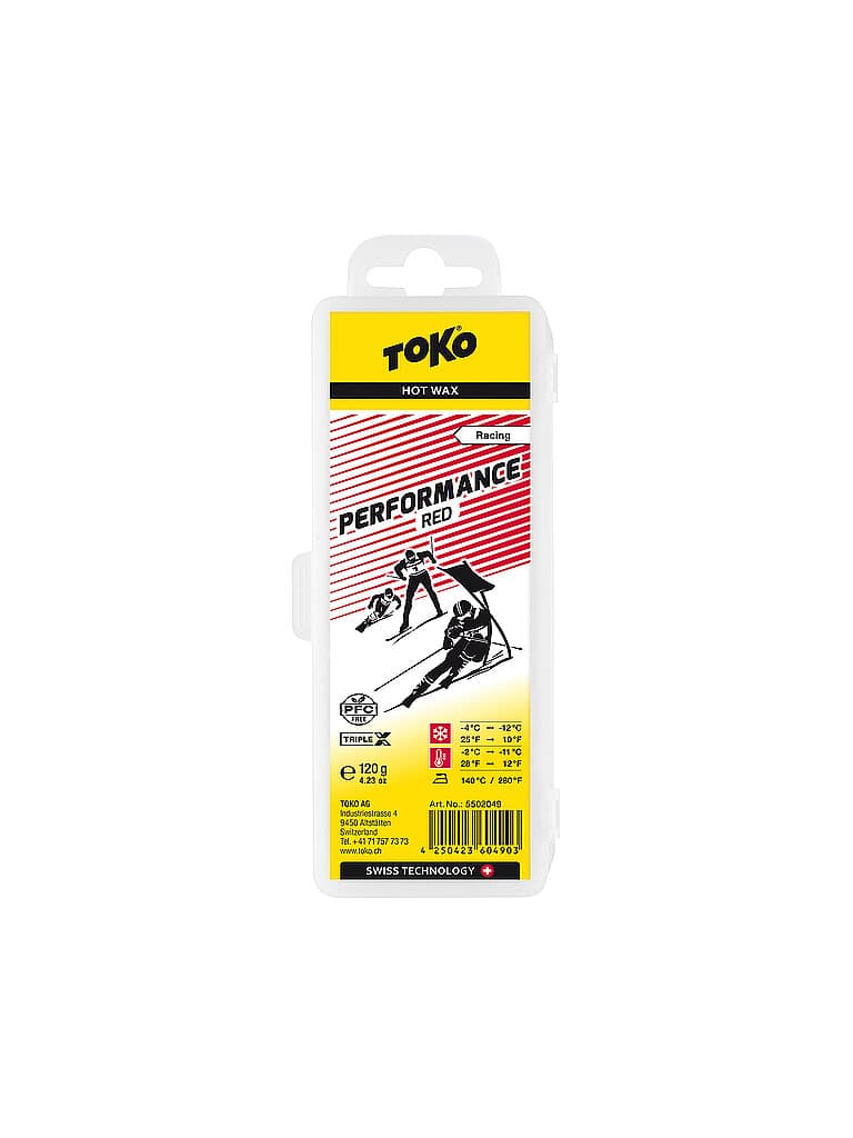 TOKO Skiwachs Performance Hot Wax red keine Farbe