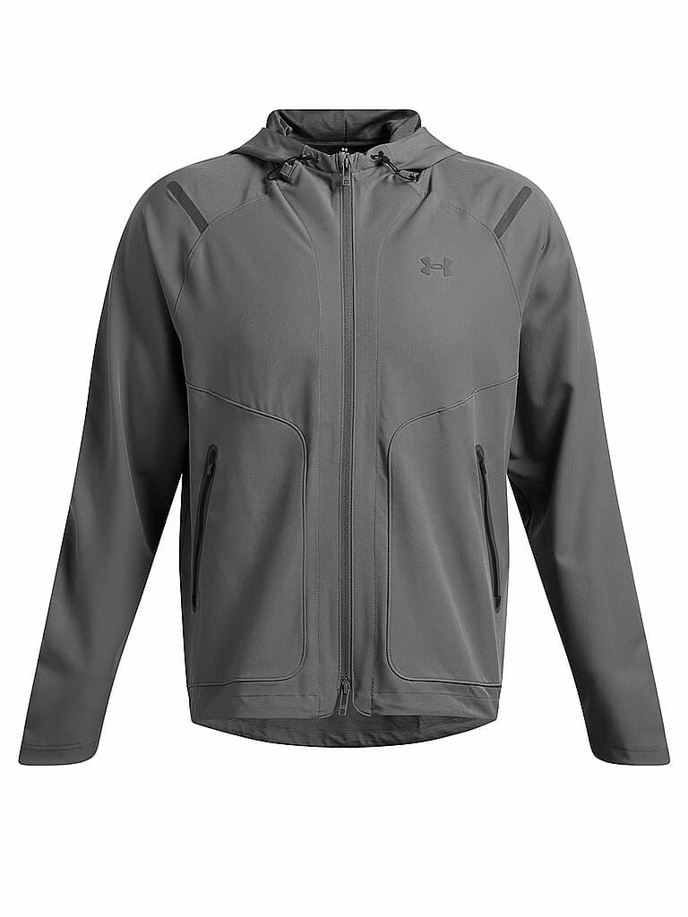 UNDER ARMOUR Herren Kapuzenjacke UA Unstoppable grau | XXL