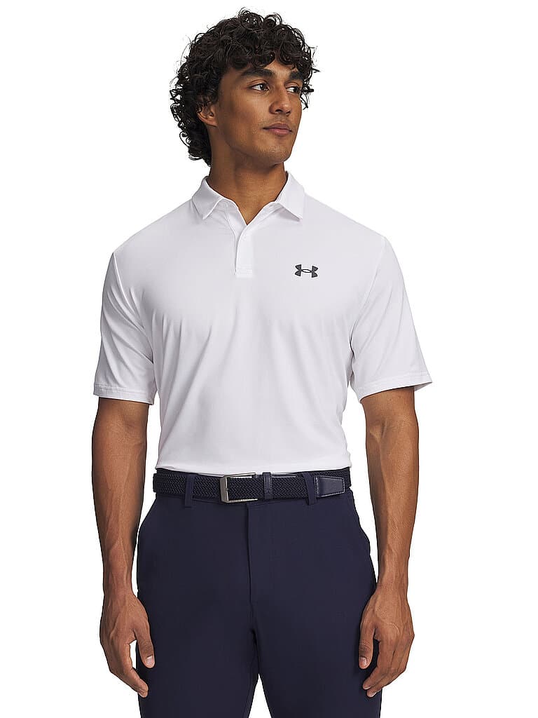 UNDER ARMOUR Herren Polo UA Matchplay weiss | XXL