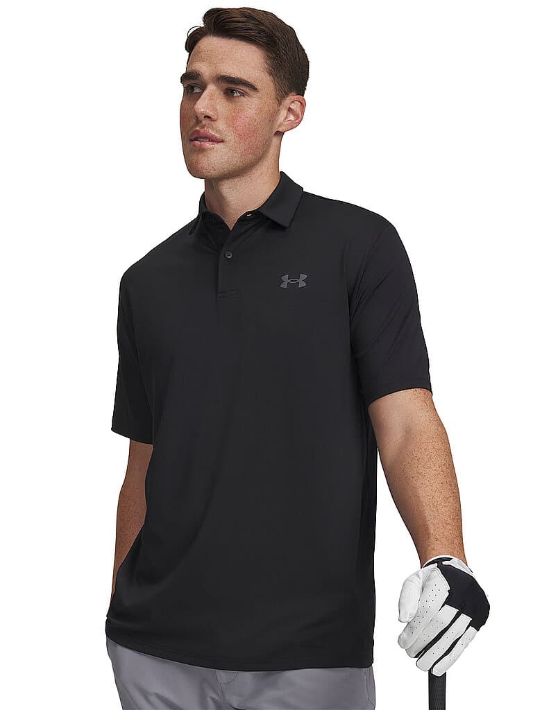 UNDER ARMOUR Herren Polo UA Matchplay schwarz | XXL