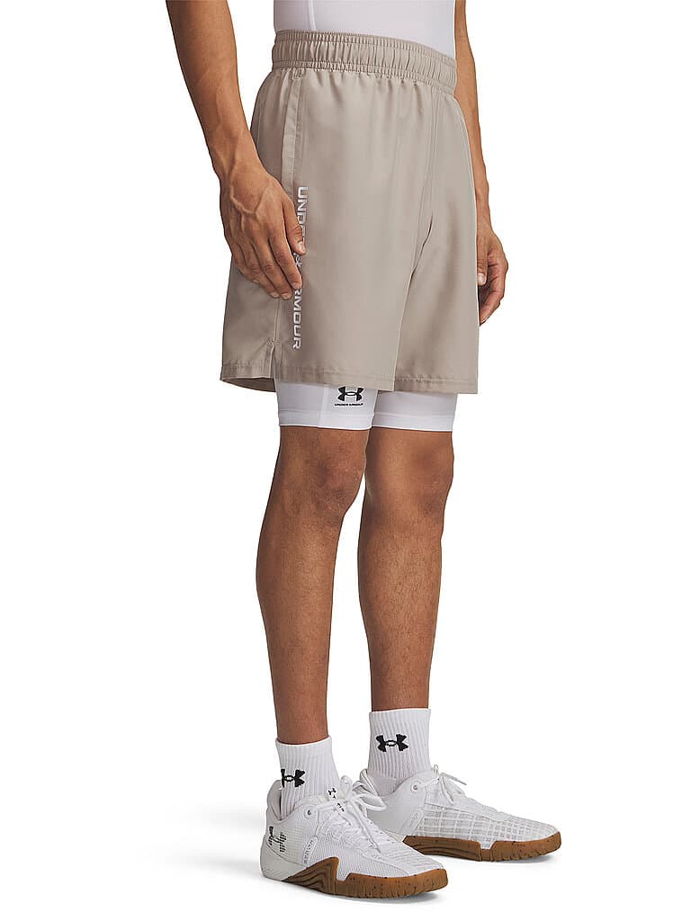 UNDER ARMOUR Herren Short UA Woven Wordmark camel | XXL