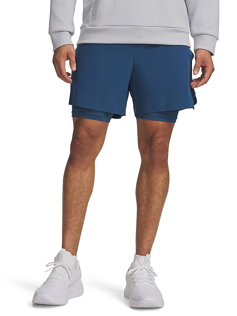 UNDER ARMOUR Herren Fitnessshort UA Vanish Elite 2in1 dunkelblau | XXL