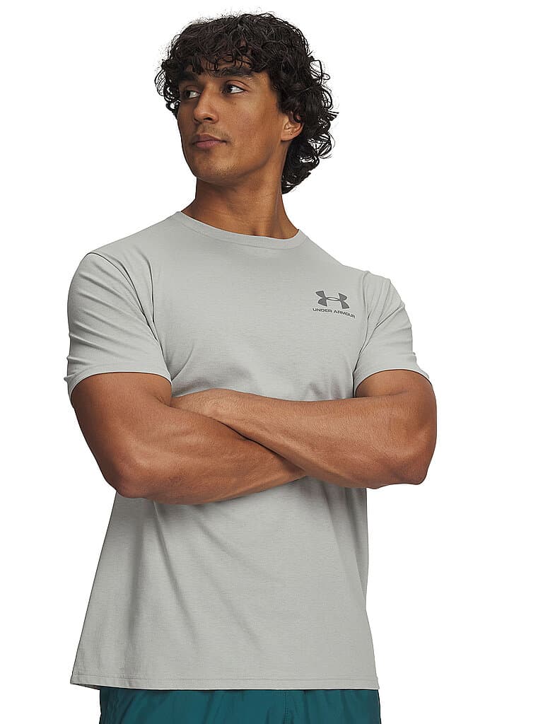 UNDER ARMOUR Herren T-Shirt UA Sportstyle hellgrau | XXL