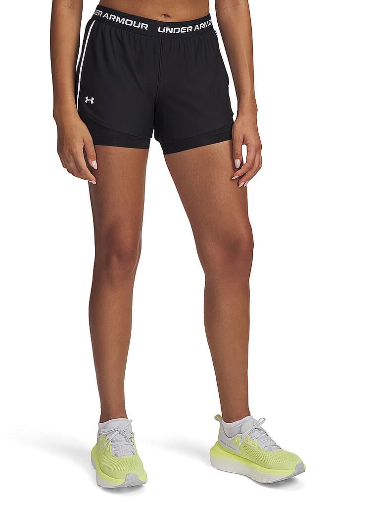 UNDER ARMOUR Damen Fitnessshort UA Tech™ Play Up 2in1 schwarz | XL