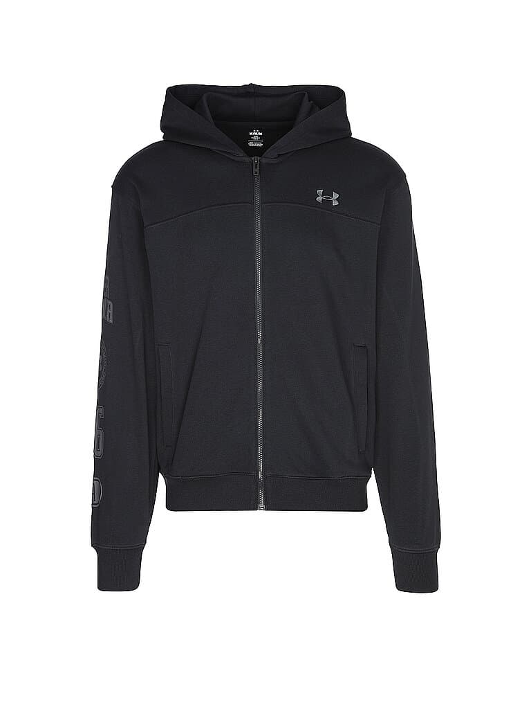 UNDER ARMOUR Herren Kapuzenjacke UA Rival Graphic FZ schwarz | XXL
