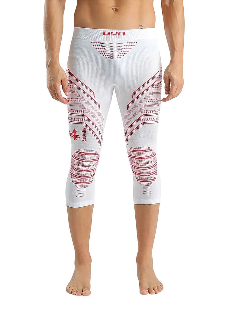 UYN Herren Unterziehhose Natyon 3.0 Austria Medium 3/4 rot | XXL
