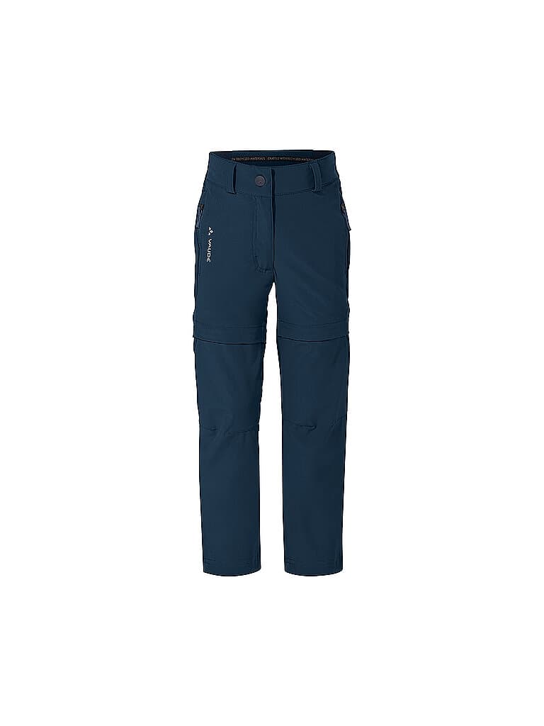 VAUDE Kinder Wanderhose Slim Fit Zip-Off dunkelblau | 158-164