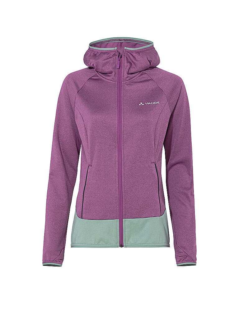 VAUDE Damen Fleecejacke Tekoa II Hoodie lila | 34