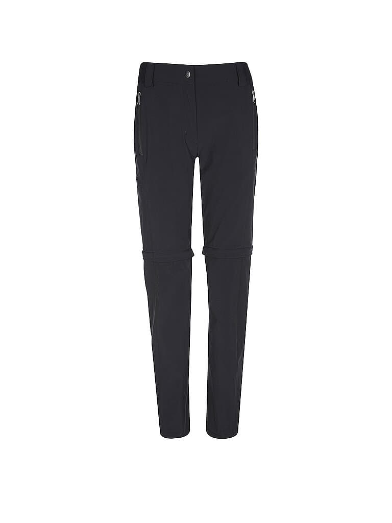 VAUDE Damen Wanderhose  Farley Stretch ZipOff schwarz | 44 (kurz)