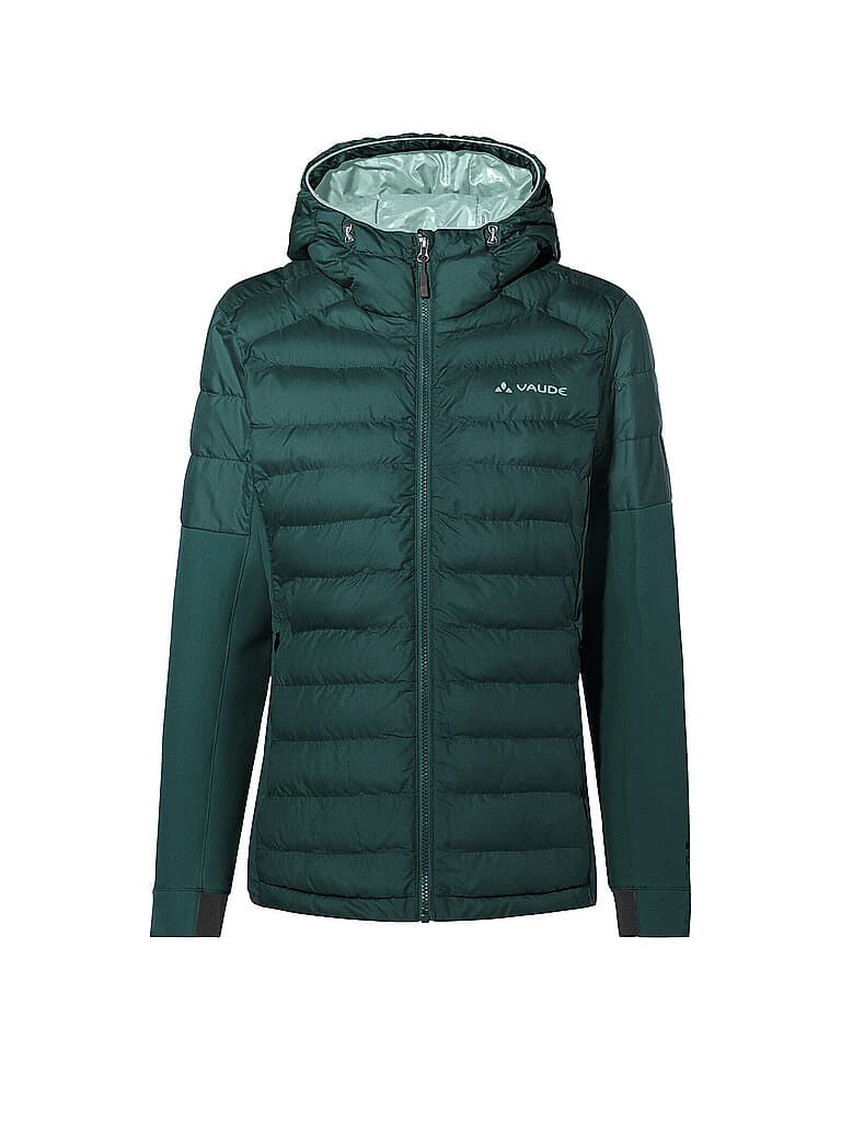 VAUDE Damen Hybridjacke Elope  Thermo Hoodie dunkelgrün | 34
