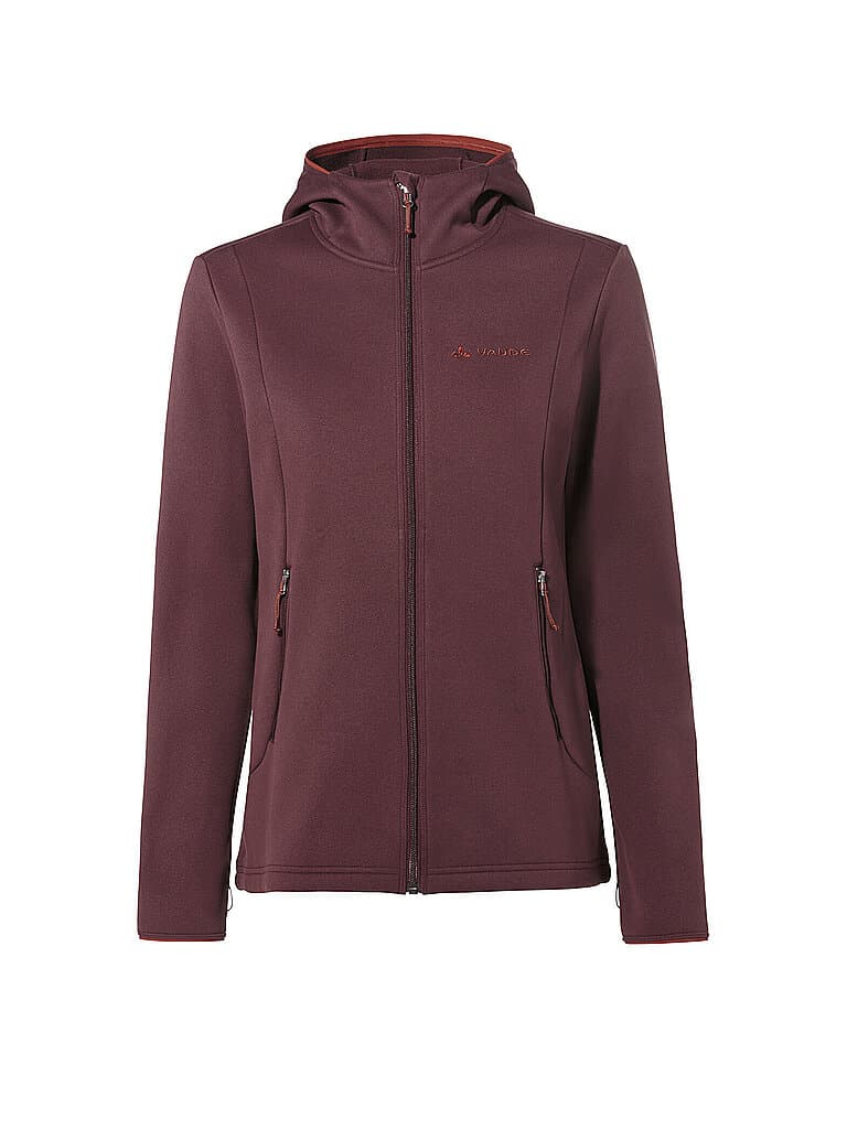 VAUDE Damen Fleecejacke Idris Hoodie beere | 42