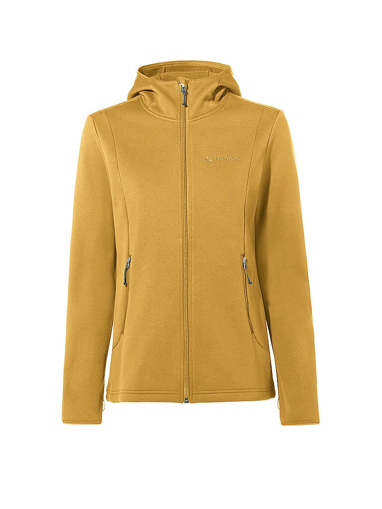 VAUDE Damen Fleecejacke Idris Hoodie gold | 44