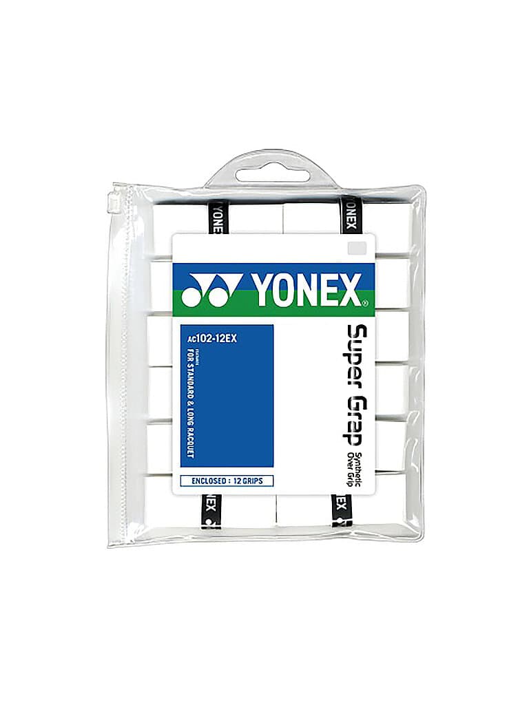 YONEX Tennis Overgrips Super Grap 12er Pkg. weiss