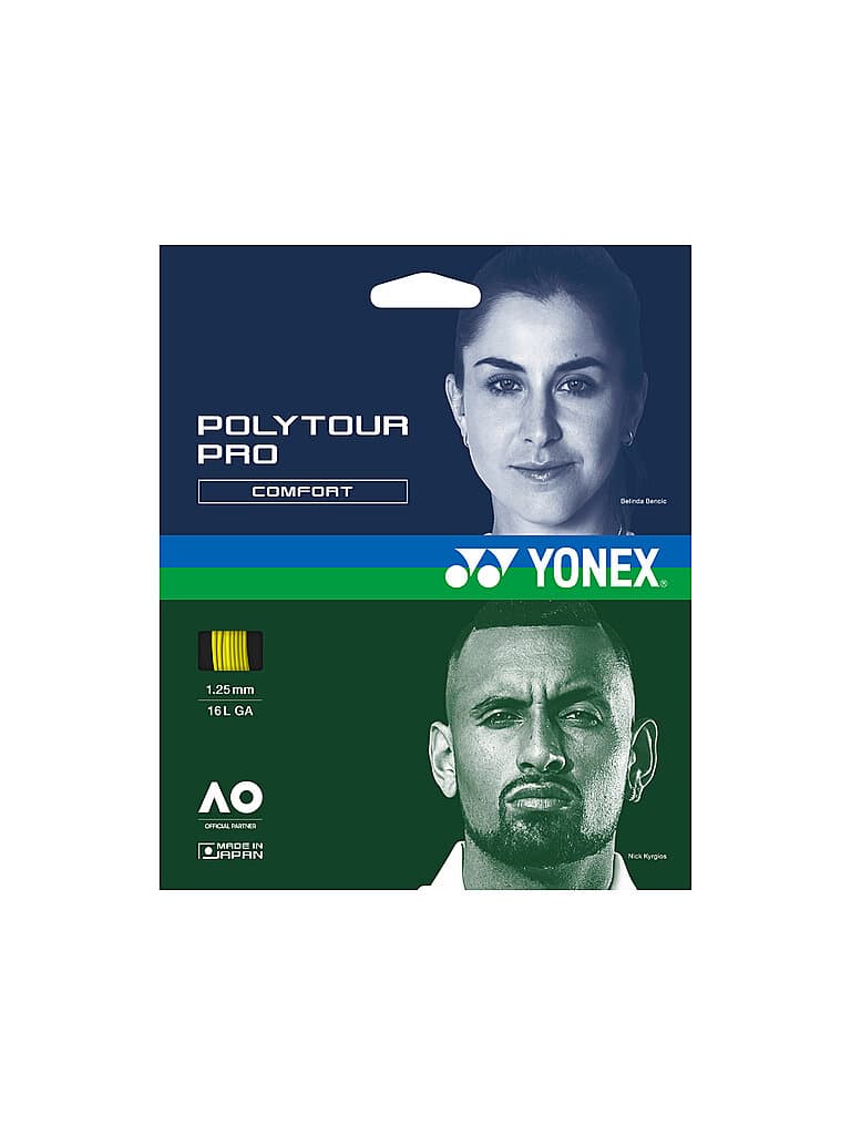 YONEX Tennissaite Polytour Pro 125  gelb