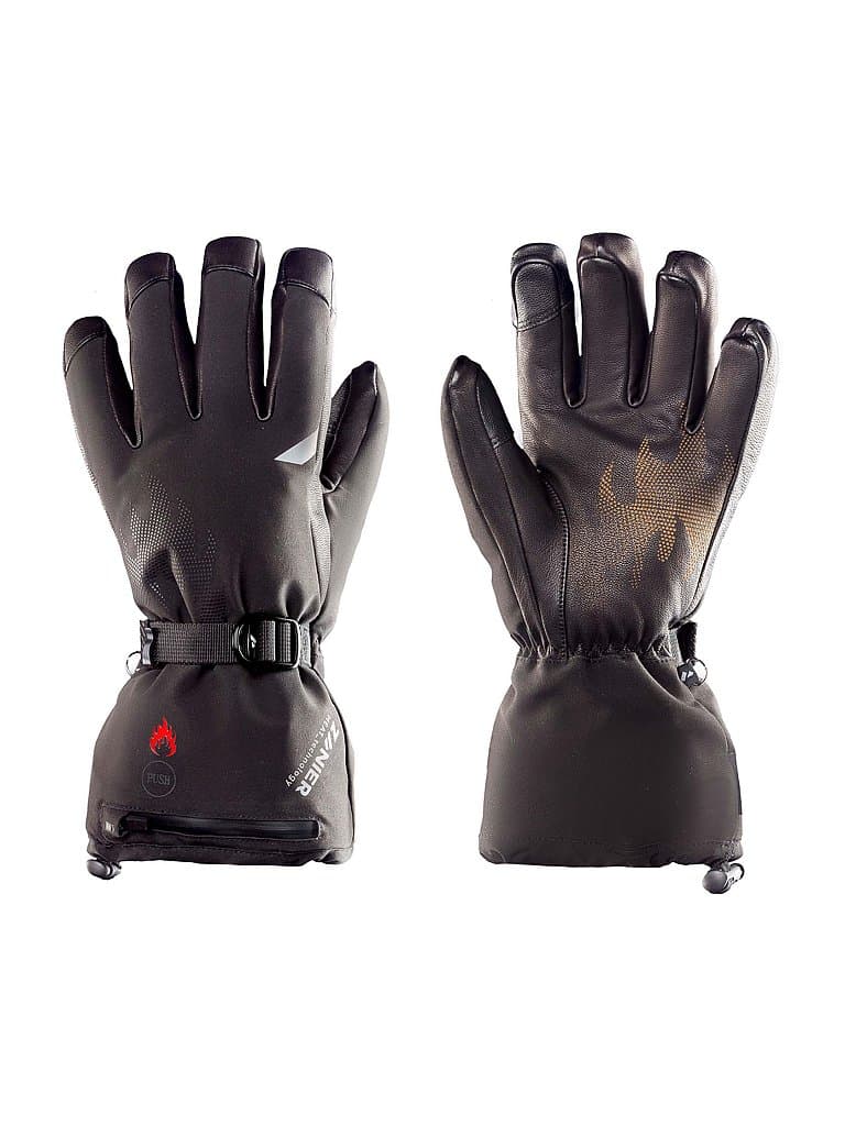 ZANIER Damen Skihandschuhe Heat.STX schwarz | 8