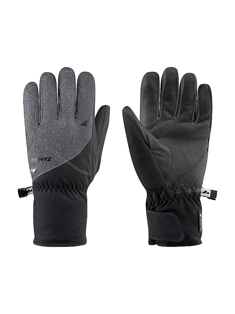 ZANIER Damen Skihandschuhe KAPRUN.GTX grau | 8