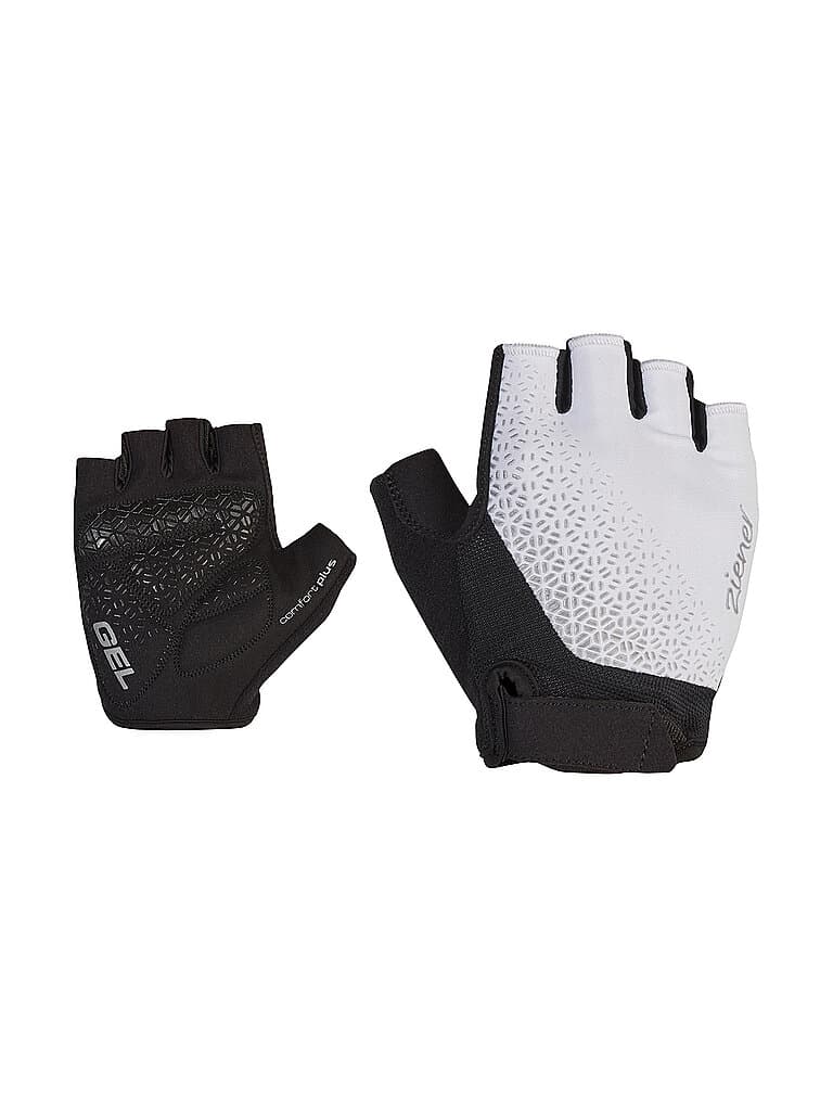 ZIENER Damen Radhandschuhe Cadja weiss | 8,5