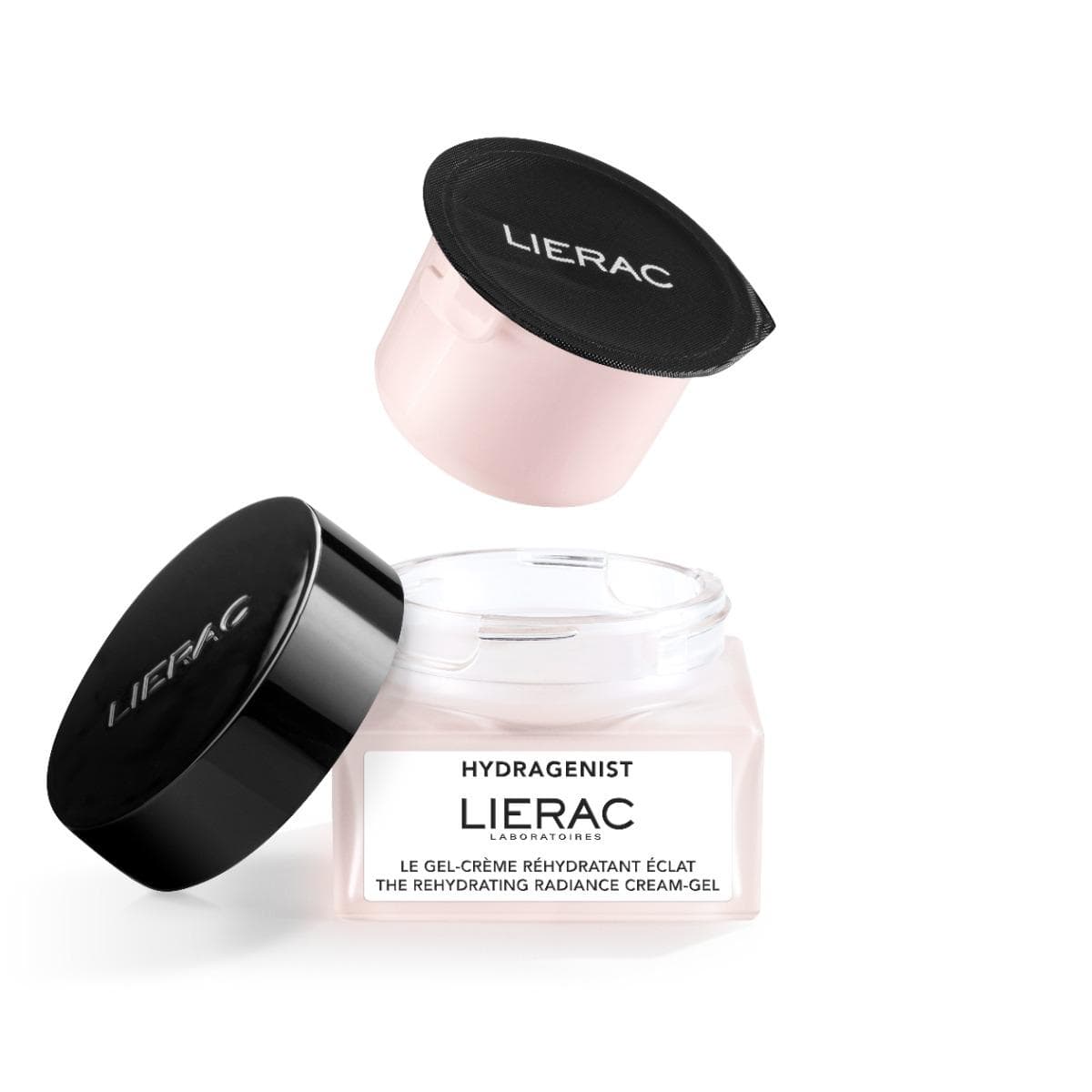 Lierac Hydragenist Gel-Crema Viso Ricaricante, Illuminante e Intensamente Idratante per Pelle Normale e Mista, 50ml