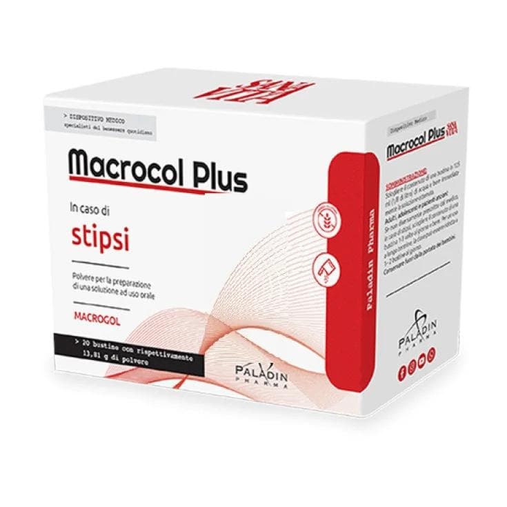 Macrocol Plus Sanavita - Trattamento per la Stitichezza, 20 Bustine