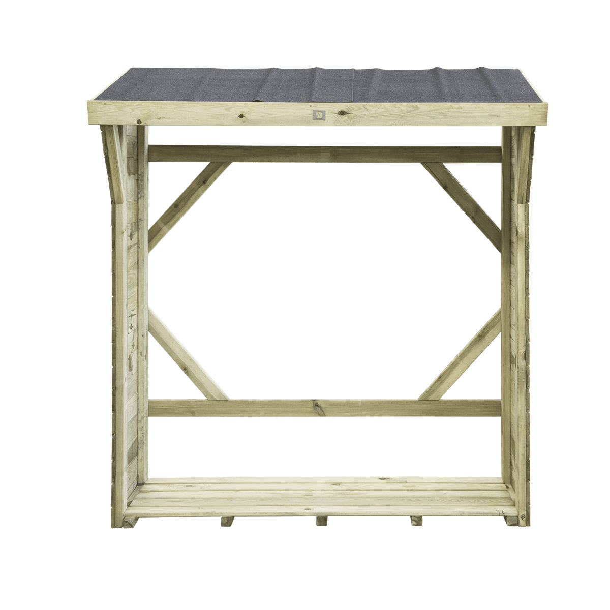 Houtberging haardhoutberging haardhout 180x74x174cm