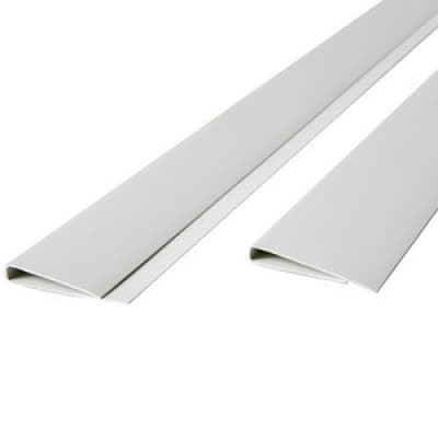 Tuinscherm pvc profiel wit 150cm