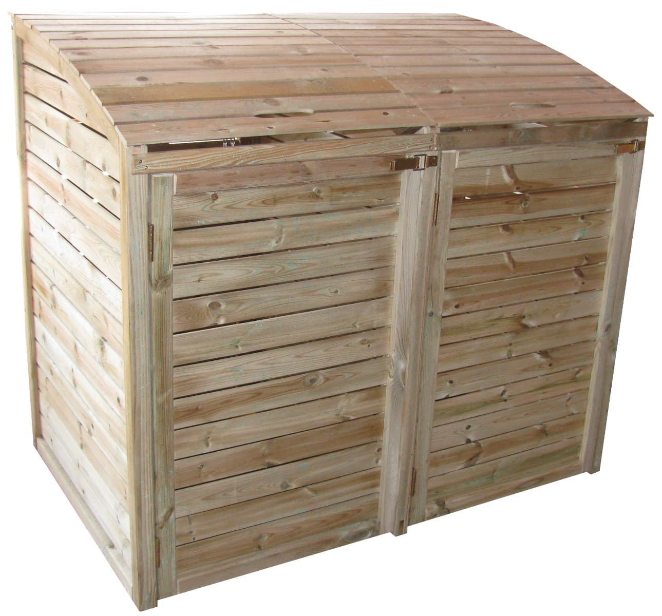 Kliko ombouw container ombouw klikoberging klikokast containerberging dichte achterkant 145x125x90cm