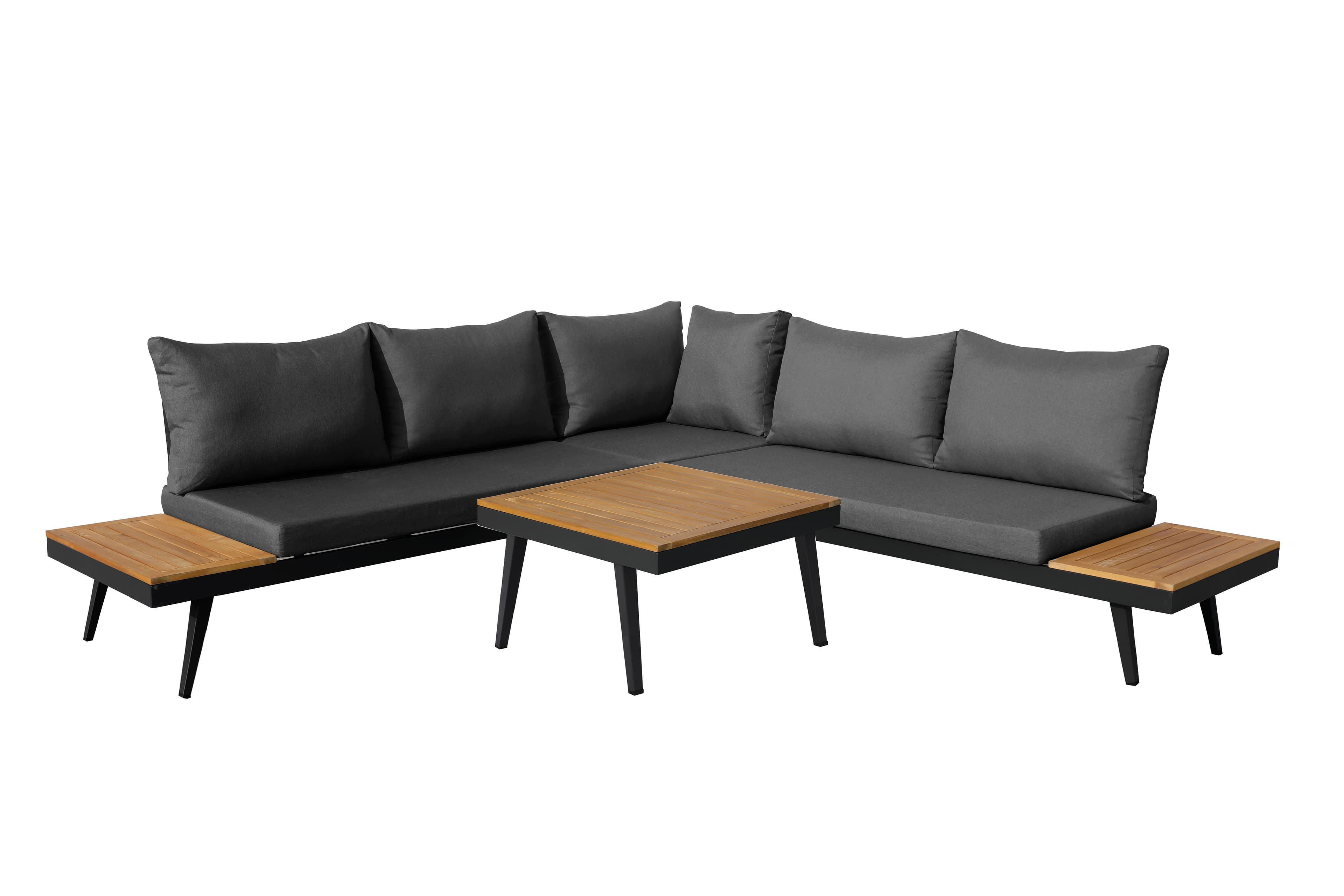 Aluminium loungeset Costa 5 personen