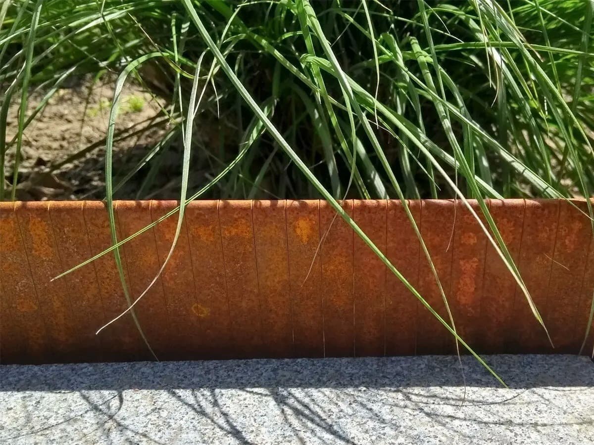Cortenstaal borderrand flexibel 240x15cm