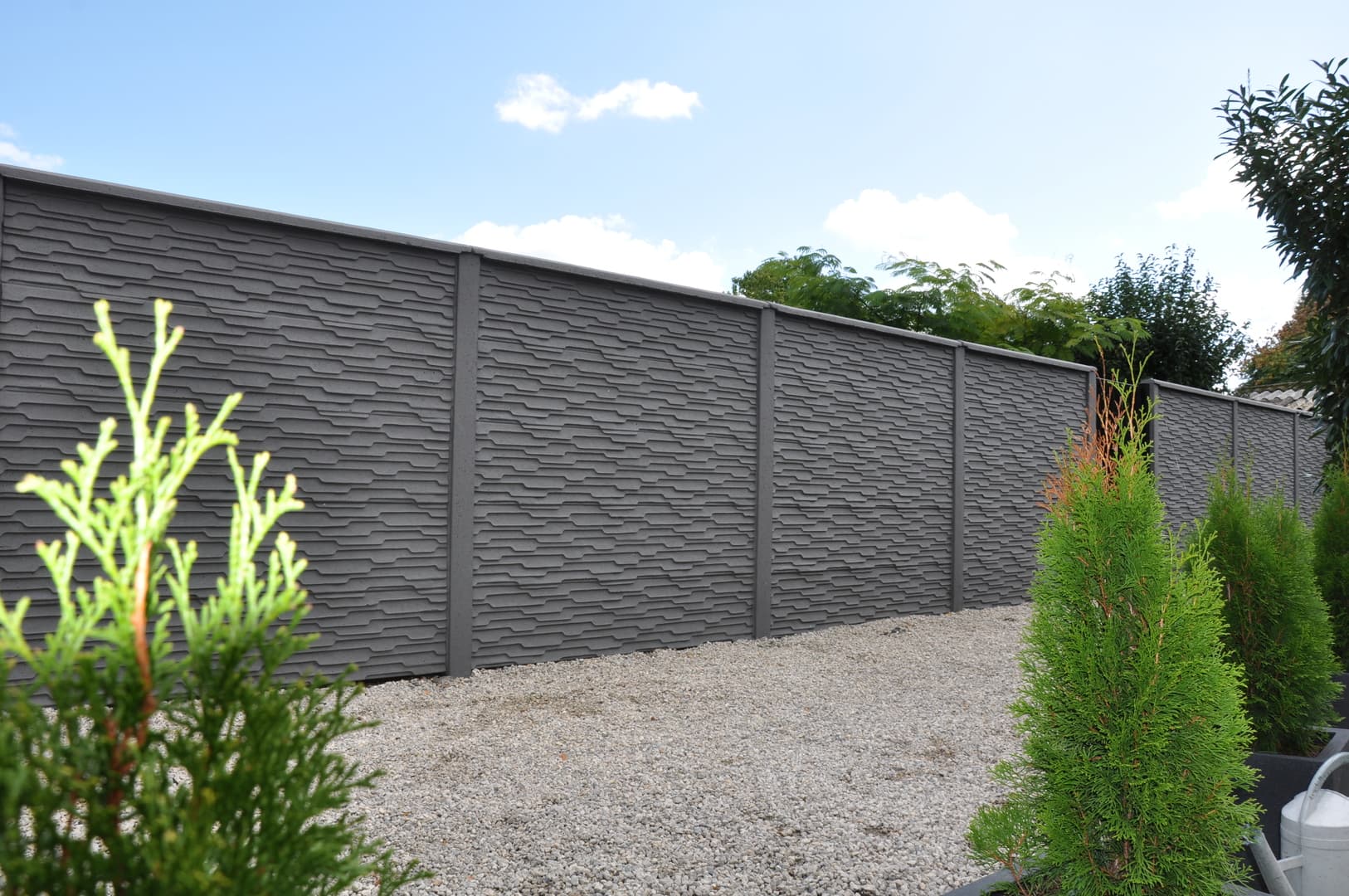 Beton schutting Modernstone dubbelzijdig 200x200cm