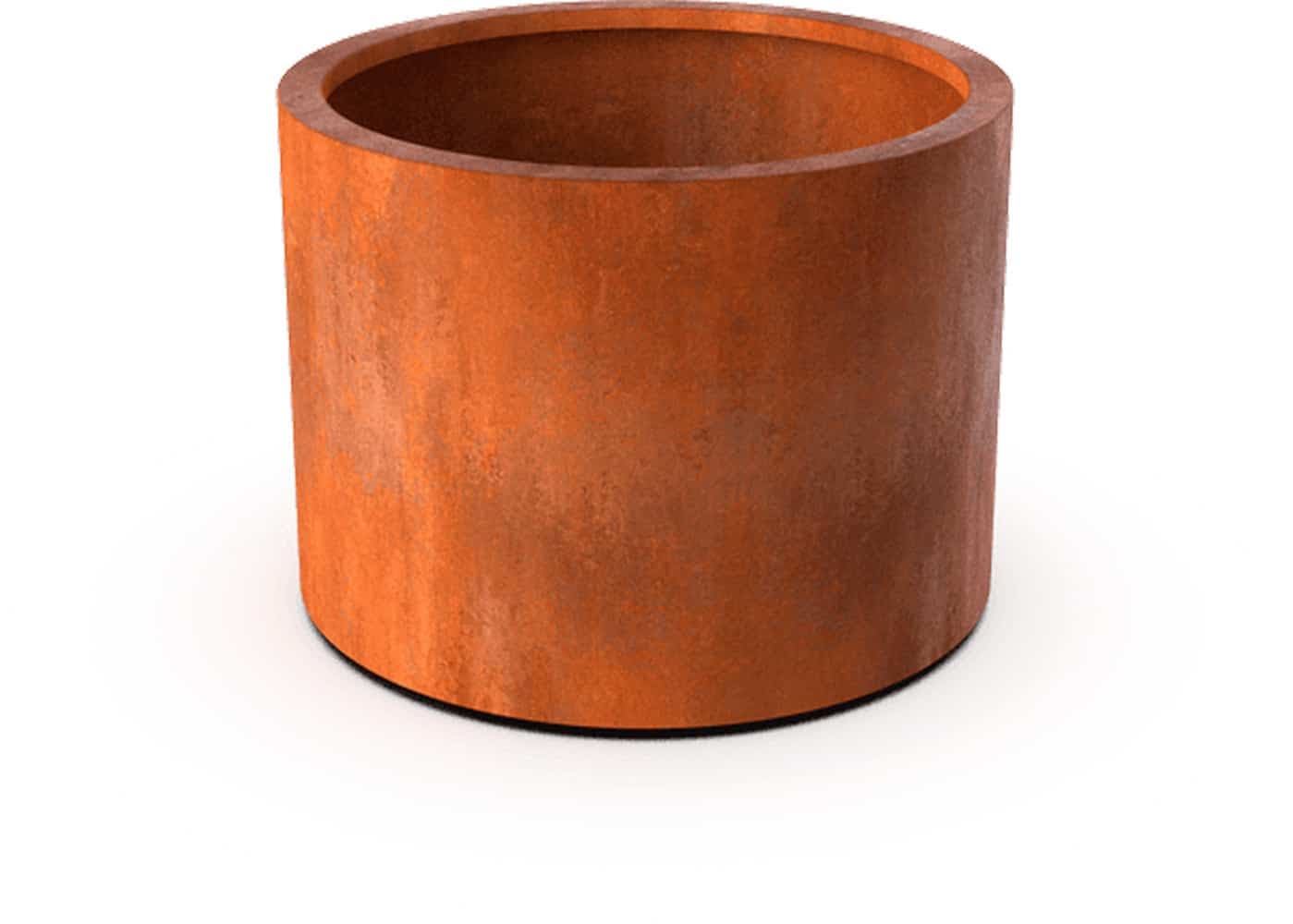 Cortenstaal plantenbak bloembak rond 150x60cm