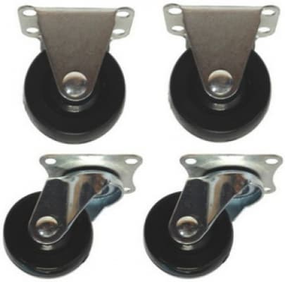 Zwenkwielen 4st/set
