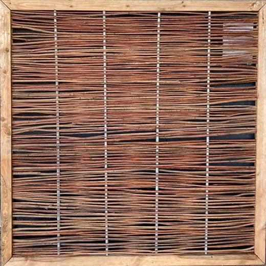 Hazelaarscherm tuinscherm hazelaar op frame 180x180cm