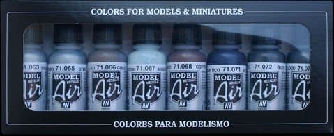 Metallic Colors - Farbset - 8 x 17 ml