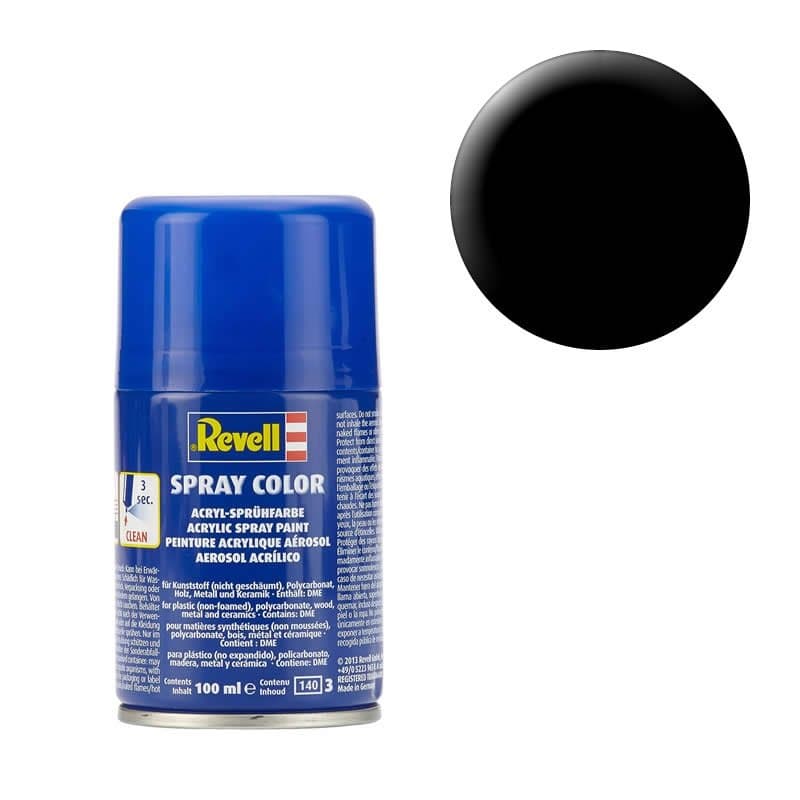 Spray schwarz, seidenmatt