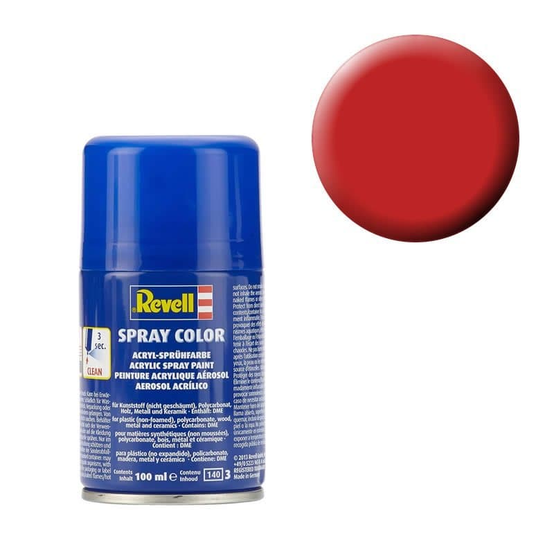 Spray feuerrot, seidenmatt