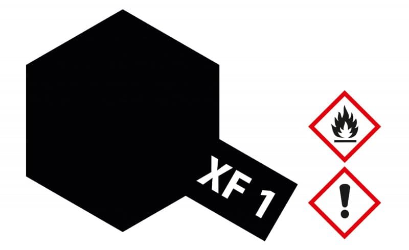 XF-1 Schwarz - matt [23ml]