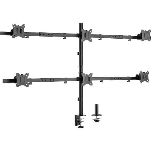 InLine® Tischhalterung, für 6x LCD-/LED-Display bis 81cm (32), max. 7kg