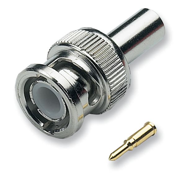 BNC-Crimpstecker gerade RG59/62 75/93 Ohm --