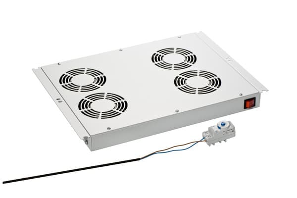 Einbaulüfter mit 4 Lüftern für -- Netzwerk-/Serverschränke CLASSIC