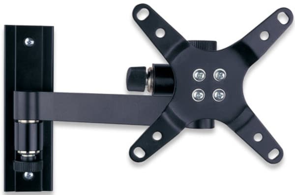 Wandhalterung für LCD TV LED 13-30 -- neigbar 2 Gelenke, Kurzarm, schwarz