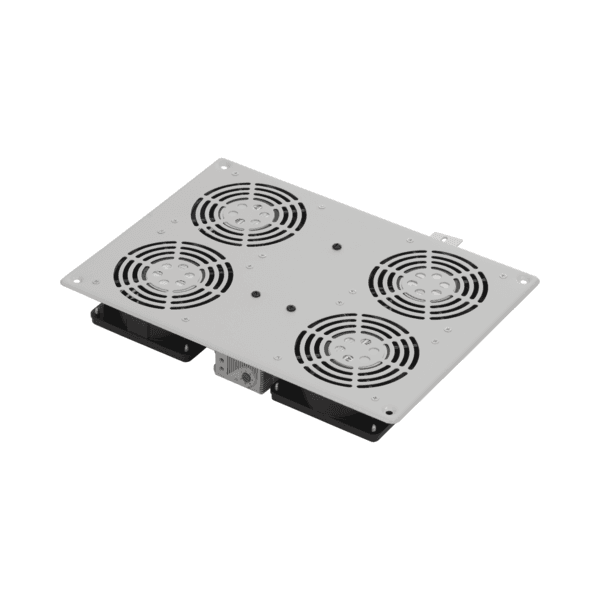 Dachlüfter 4-fach mit Thermostat, für PEL, RAL7035 --