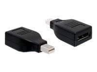 DELOCK Displayport Adapter mini DP -> DP St/Bu schwar