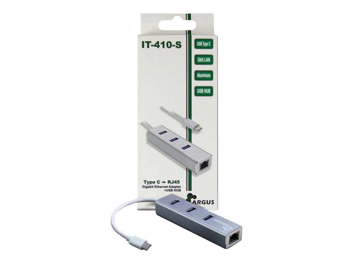 Inter-Tech LAN-Adapter Argus IT-410-S USB-C Gigabit Ethernet