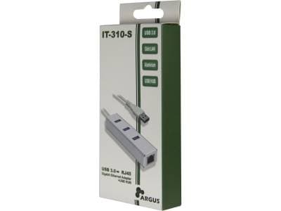 Inter-Tech LAN-Adapter Argus IT-310-S USB-A Gigabit Ethernet