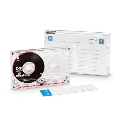 MediaRange Audiokassette C90 90min Typ1 normale Bias transp.