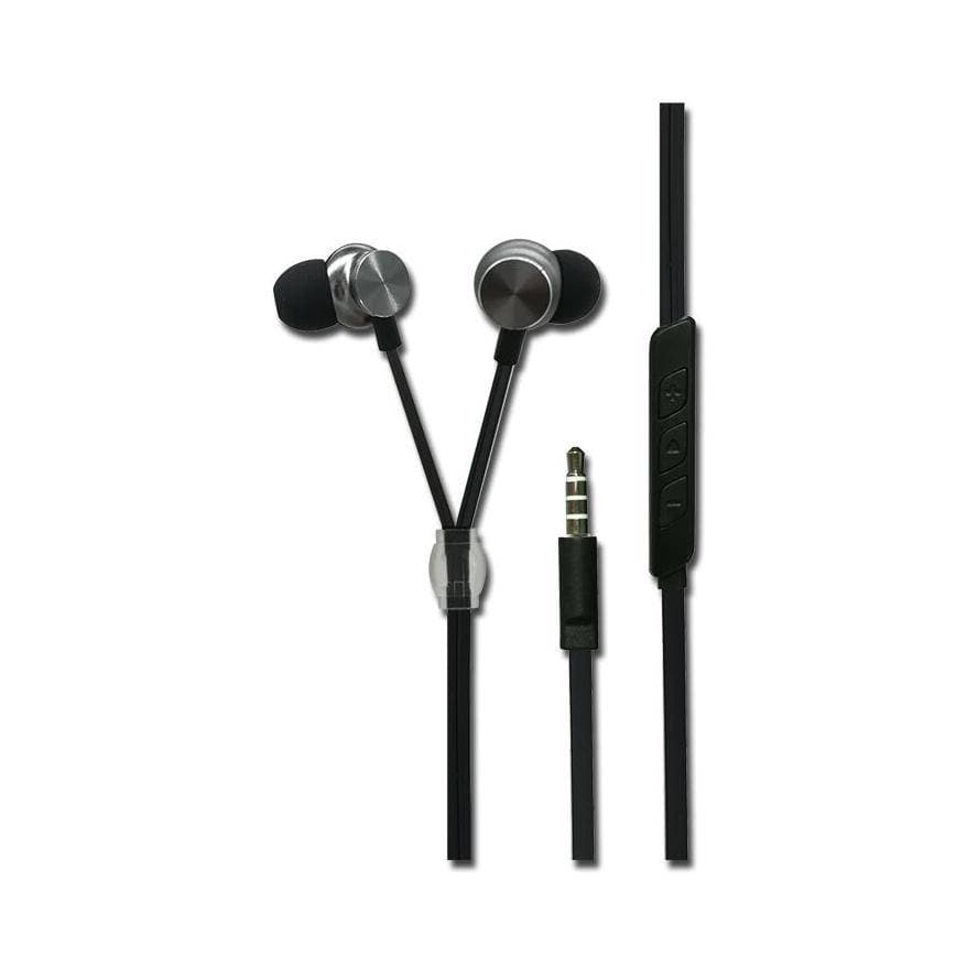 2GO In-Ear Stereo-Headset Luxury Zipper-Style  anthrazit