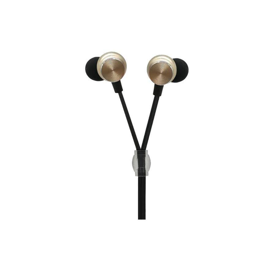 2GO In-Ear Stereo-Headset Luxury Zipper-Style  gold